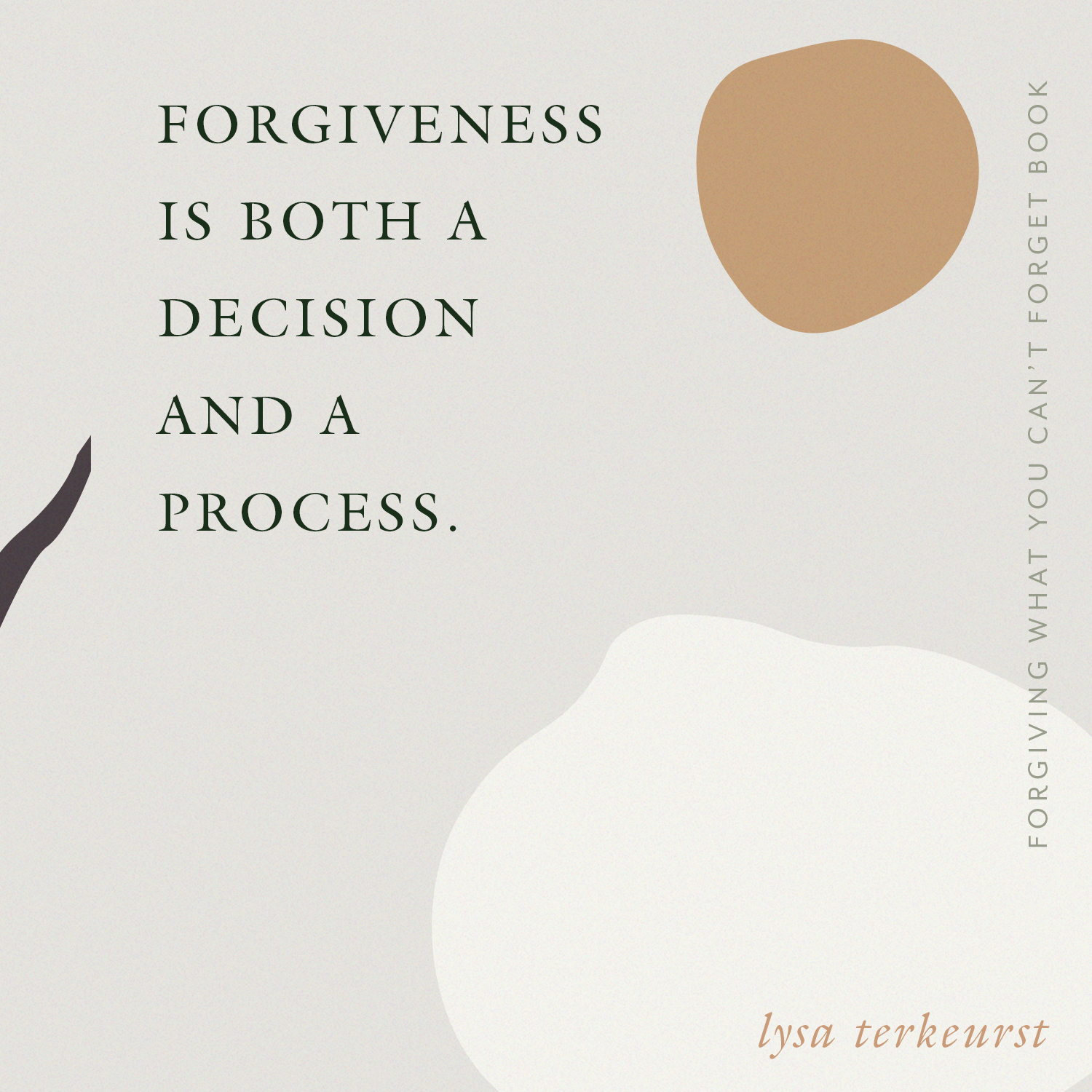 Forgiving What You Can't Forget by Lysa TerKeurst
