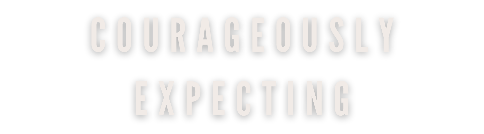 Courageously Expecting Title